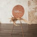 Floor Portable Easel Stand for Rustic Boho Wedding Decor by ...