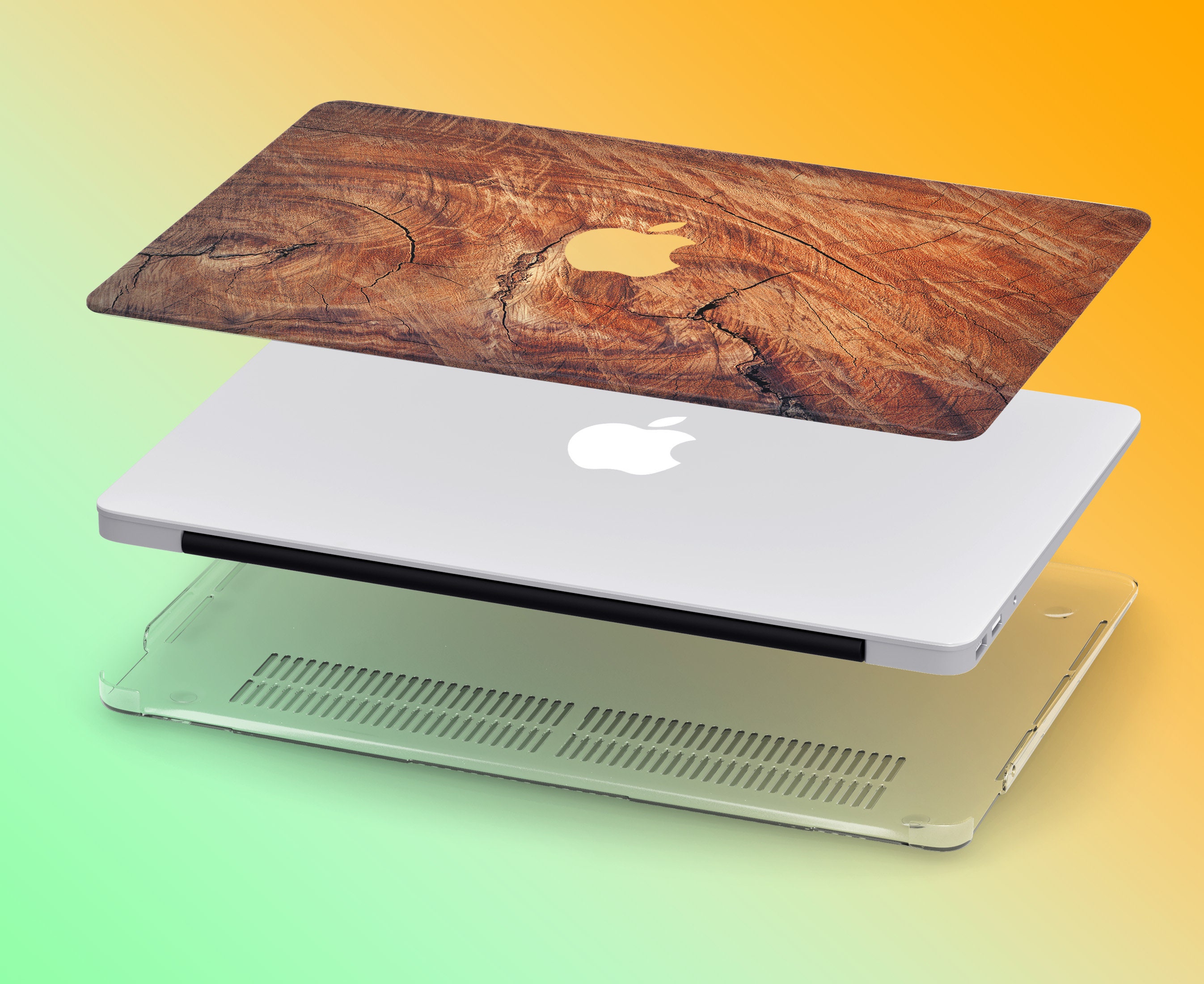 Red Wood Macbook Pro 13 Case 2020 Wooden Macbook Air 13 Case Etsy