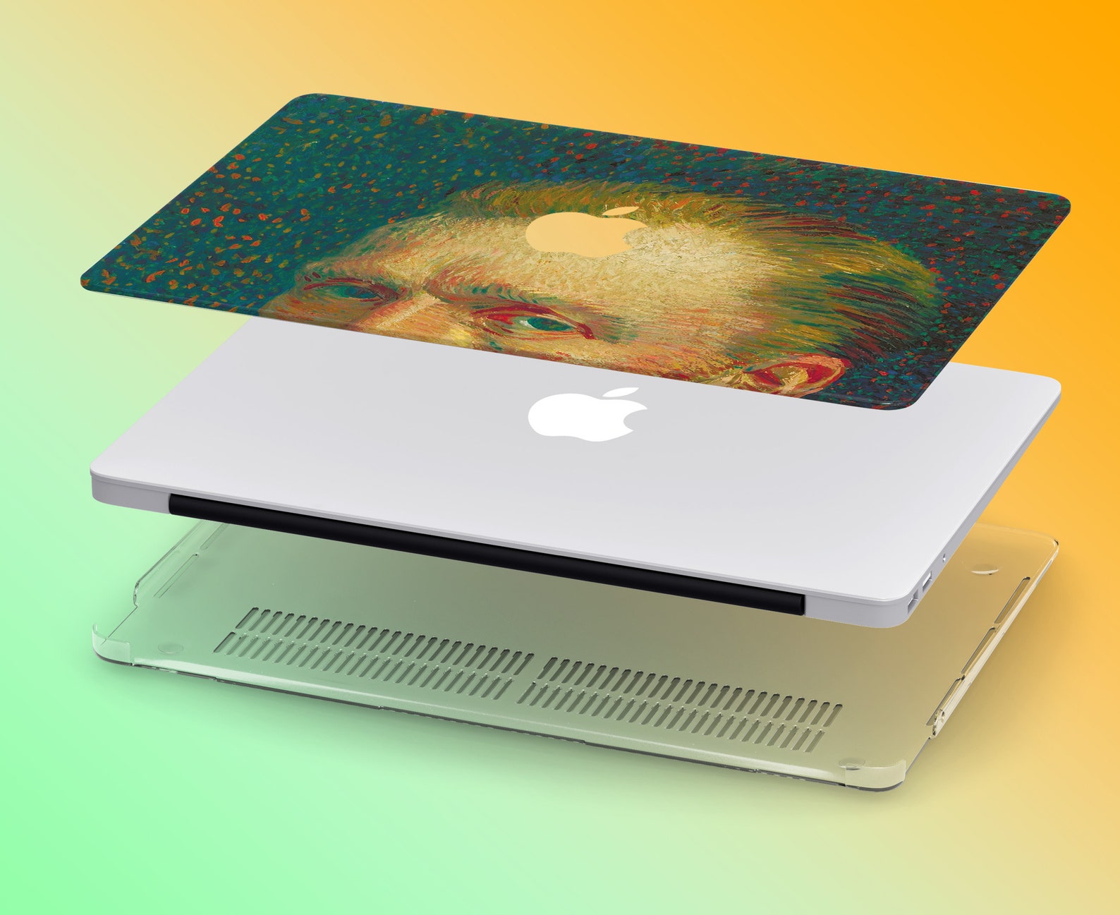 Macbook Air 13 2022 Macbook Pro 14 Case Case Van Gogh Macbook Etsy