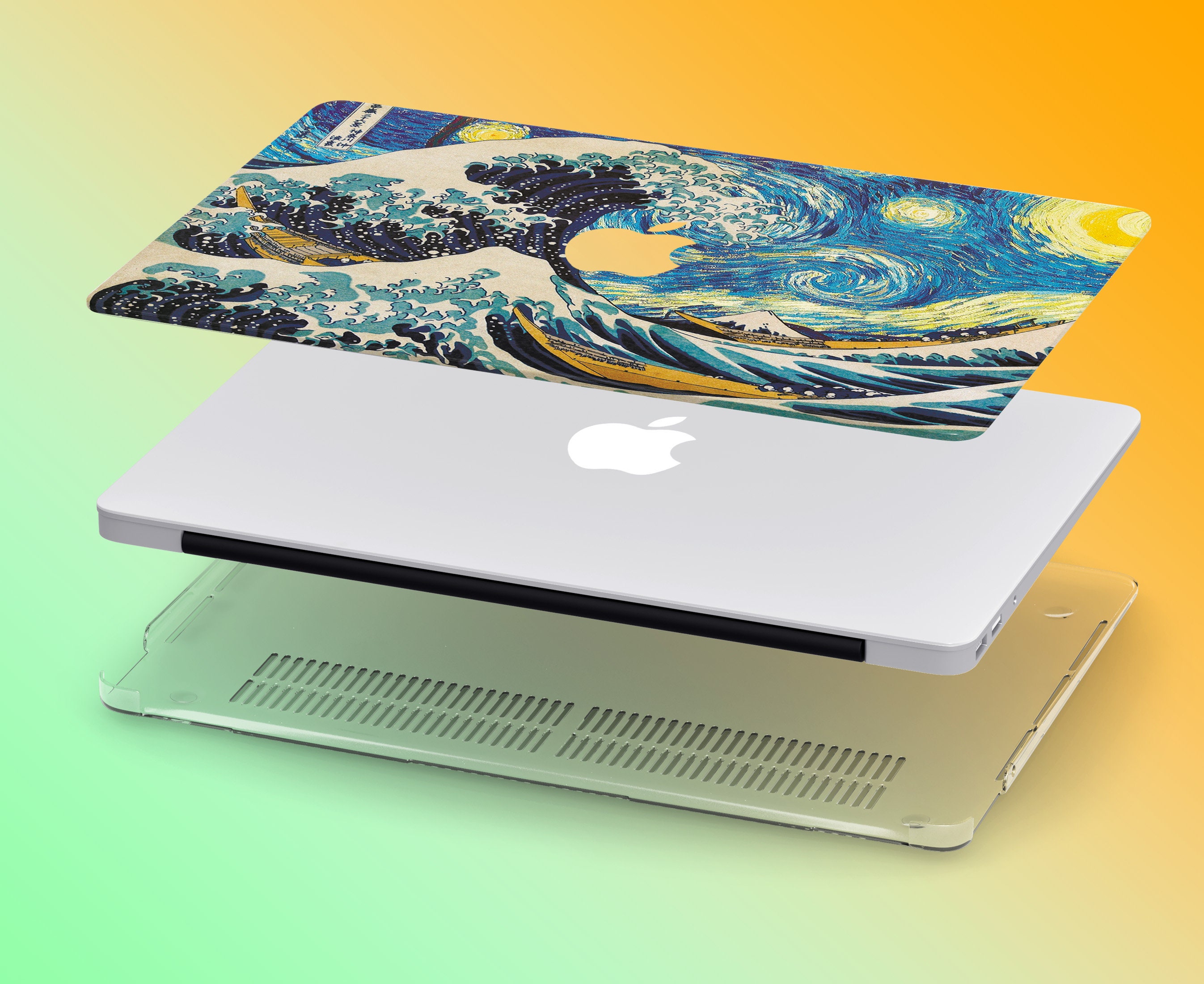 Painting Macbook Pro 13 Case Starry Night Coque Macbook Air 13 Etsy