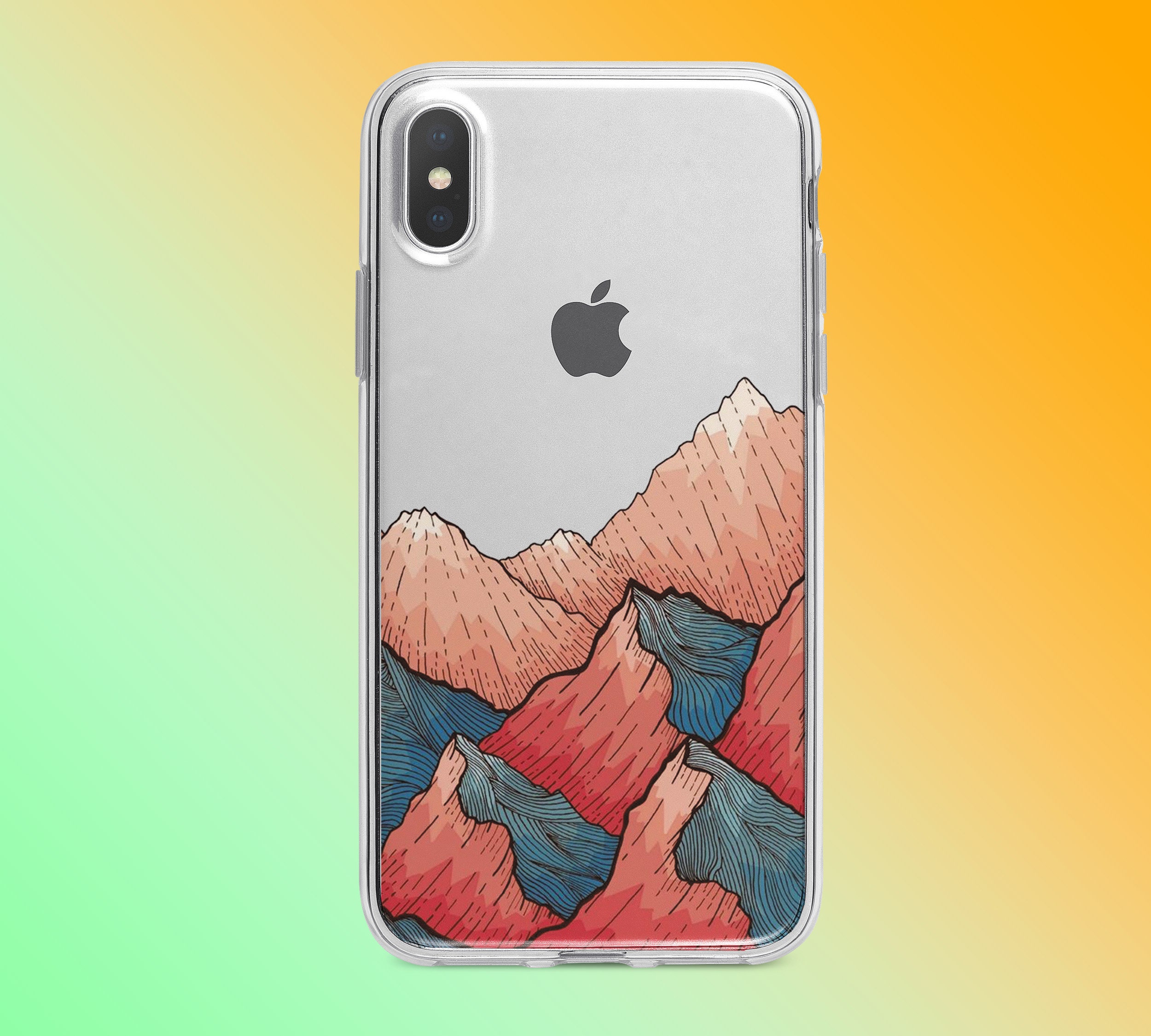 Cute iPhone 12 Mini Case iPhone Xs Max iPhone 12 Case Mountain Etsy