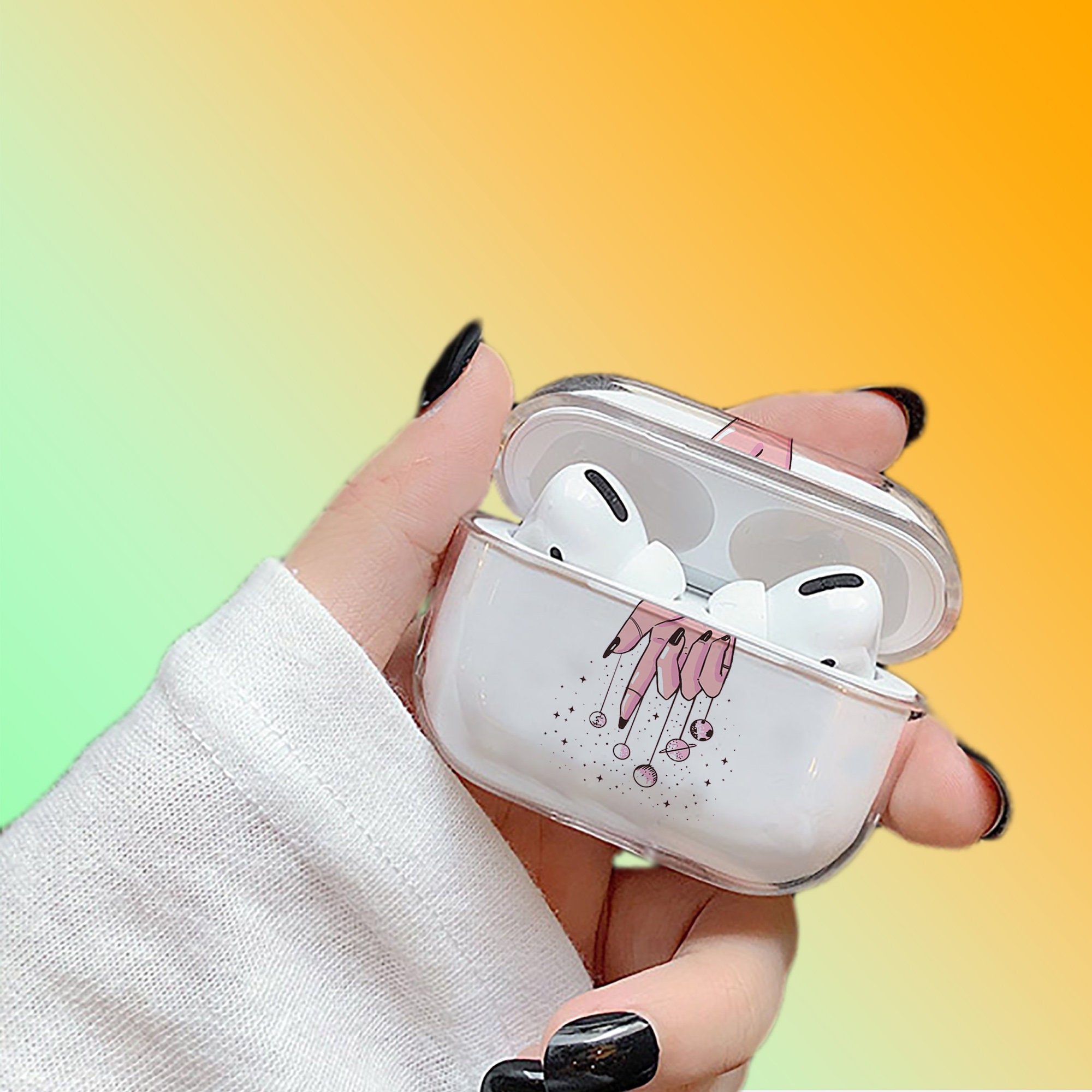 Stars in your Hand AirPods Case Cosmic Clear AirPod Pro Case Etsy
