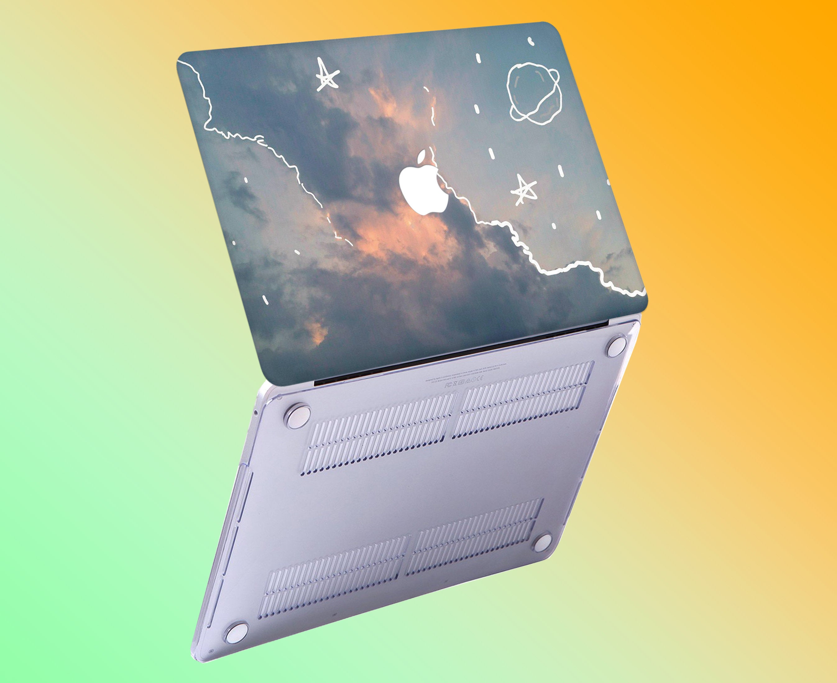 Cloud Macbook Pro 13 Case Space Macbook Air 13 Case Stars Etsy