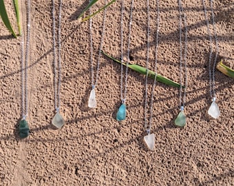 Colgantes de vidrio marino