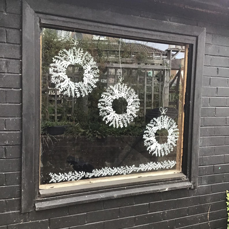 Chalk Window Design Template noelle Etsy UK