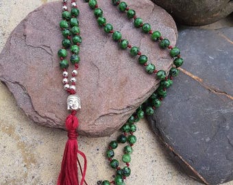 DIY Crystal Mala PDF Guide. How to Make a Yoga Mala Meditation Necklace,Instructional Digital Download,PDF Crystal Necklace Pattern,Mala Kit