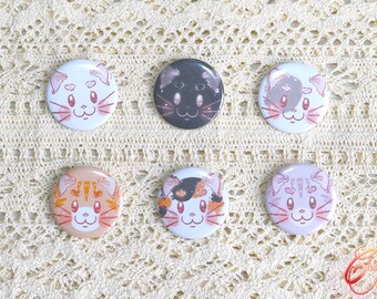 Cat Portraits Badges