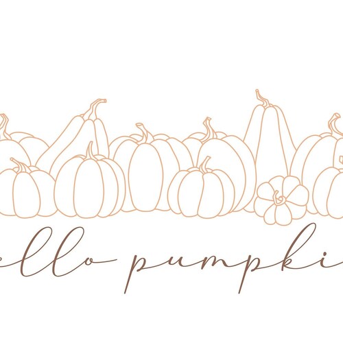 Hello pumpkin etsy