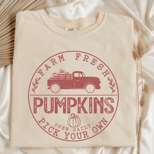You Pick Farm Fresh Pumpkins - Instant Digital Download - PNG