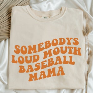Somebody’s Loud Mouth Baseball Mama - Instant Digital Download - PNG