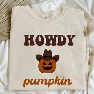 Howdy Pumpkin - Instant Digital Download - PNG