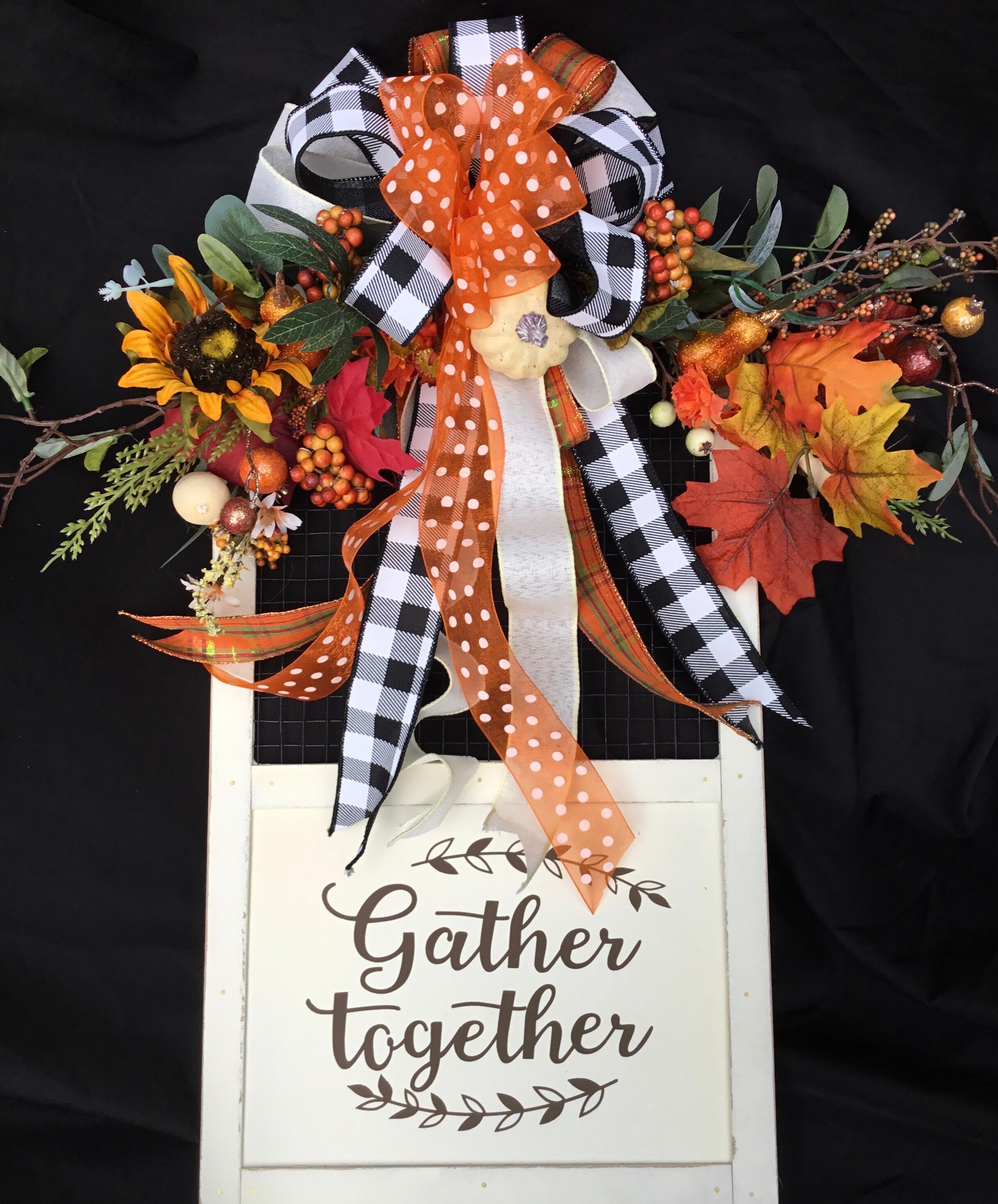 Farmhouse Fall Door Sign - Etsy