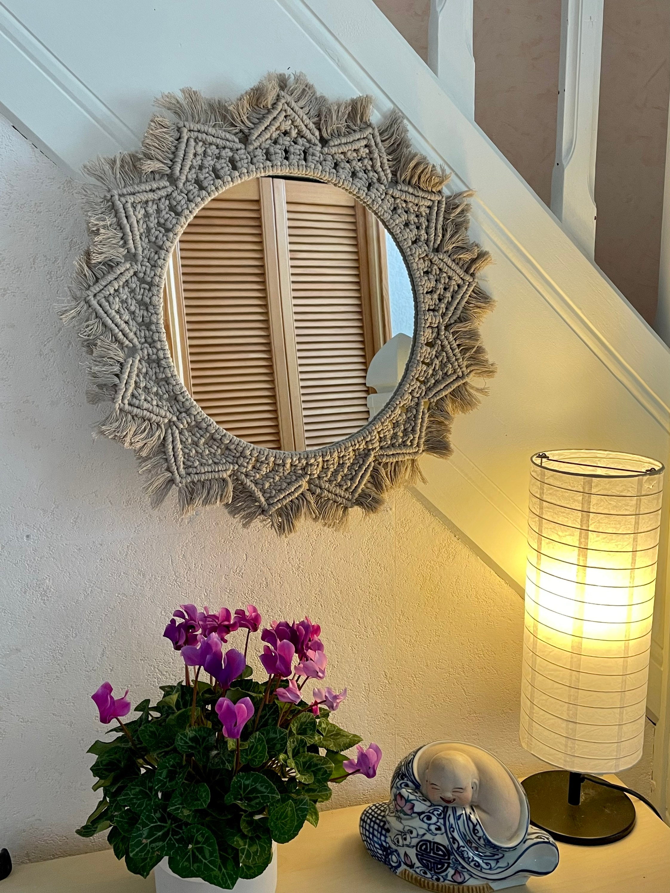 Miroir Macramé
