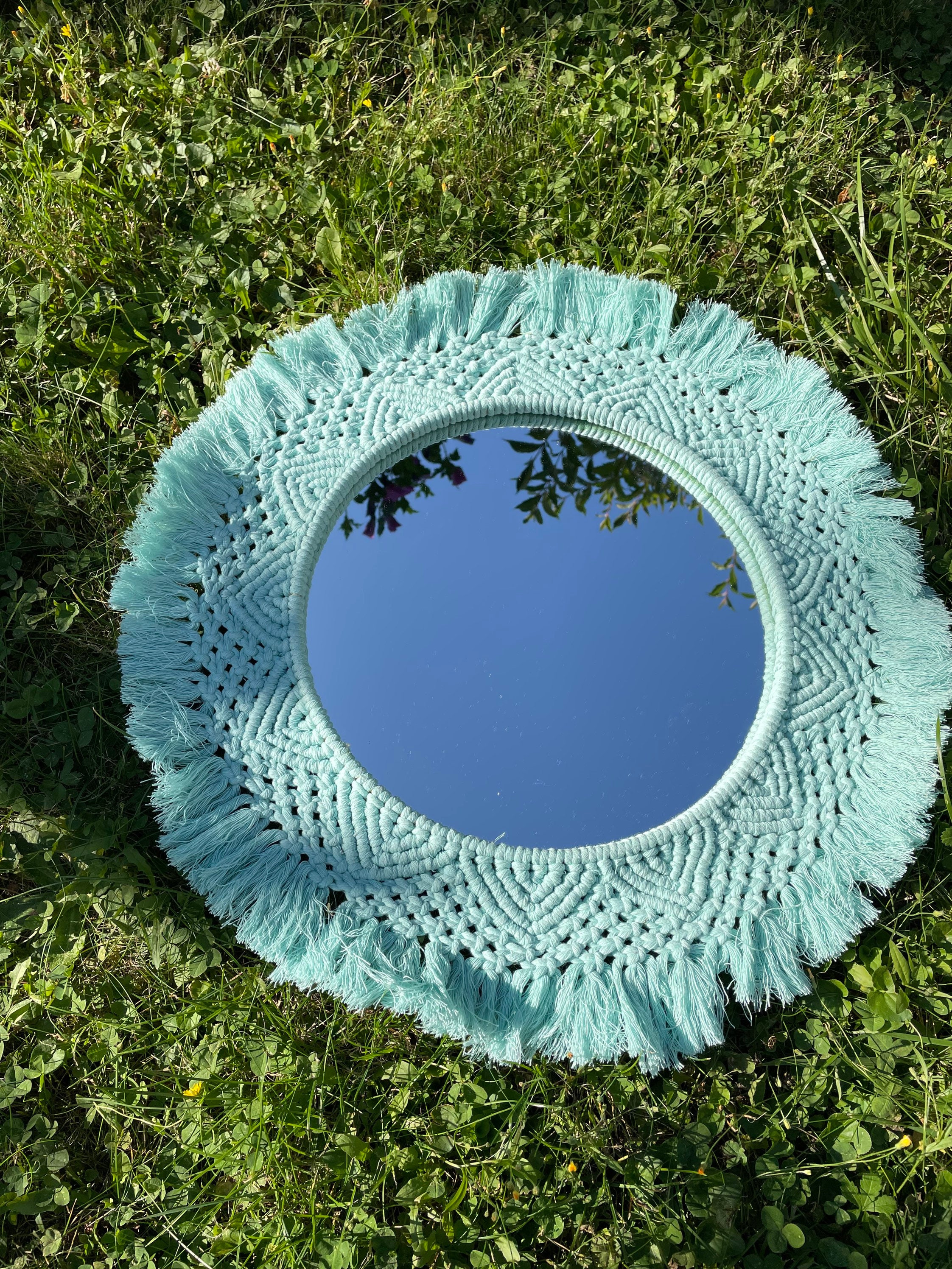 Miroir Macramé