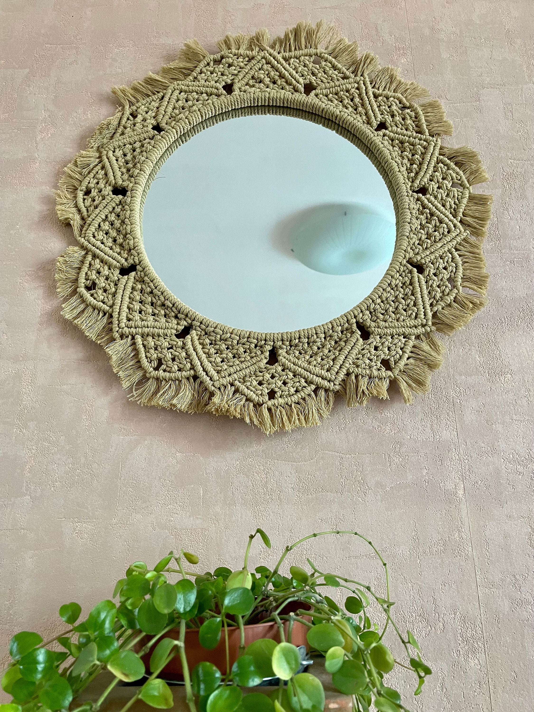 Miroir Macramé