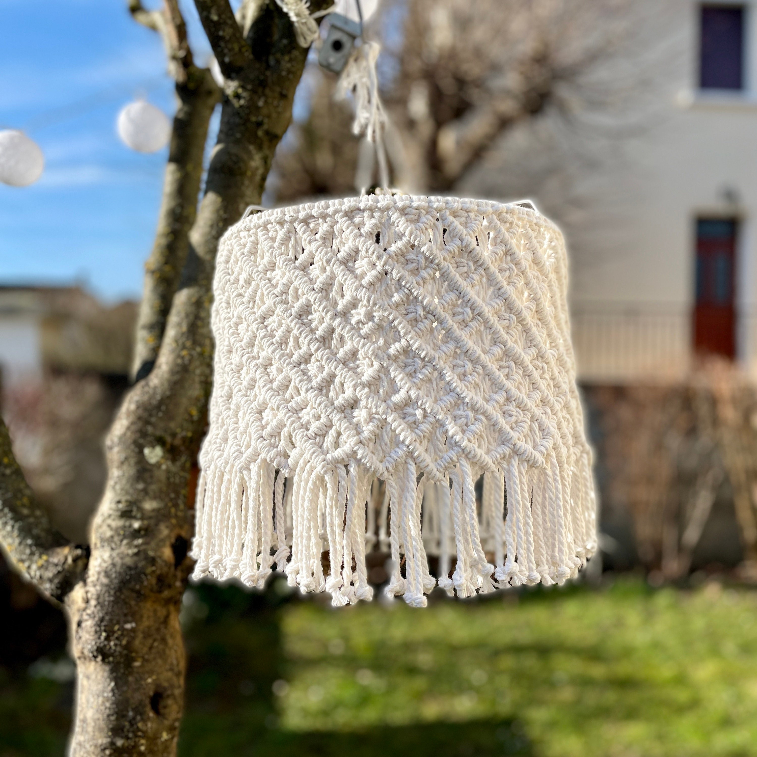 Suspension Luminaire Macramé