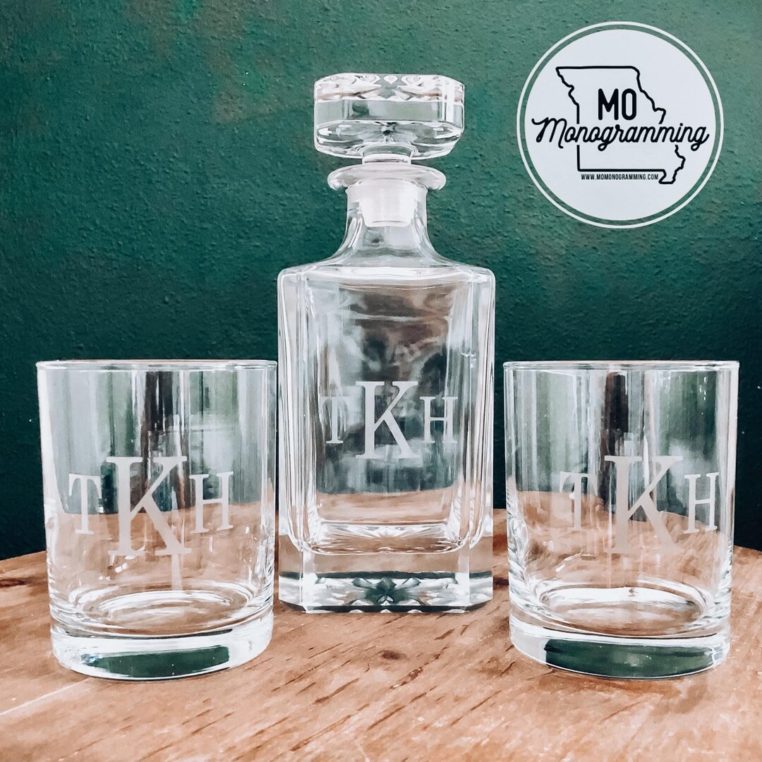 Set Dégustation Whisky élégant Ensemble Carafe Whisky Et Verres Gravés Maverton - Set Whisky Personnalisable Pour Homme