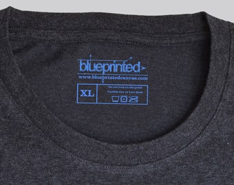 custom heat transfer neck labels