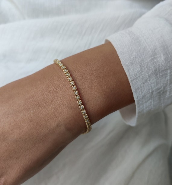 Bracciale Oro Giallo 585 (14K) A Maglia Barbazzale – Larghezza 5,5 Mm – Unisex 19-23 Cm – PRINS JEWELS