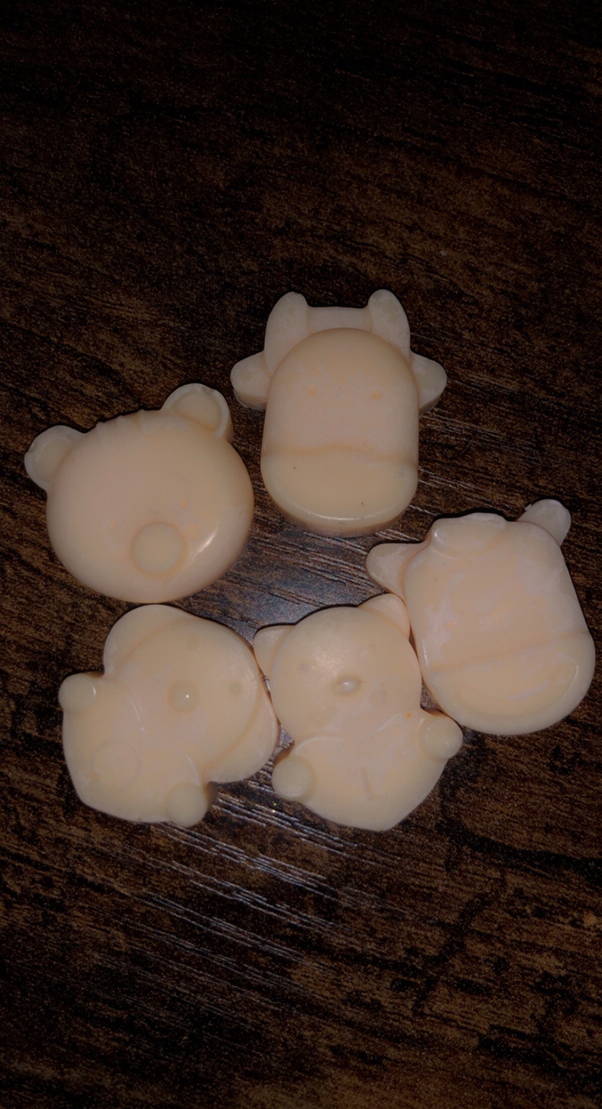 Lot de 5 Fondants Cire Pop Corn .odeur Délicieuse Gourmande Comme Au Cinéma