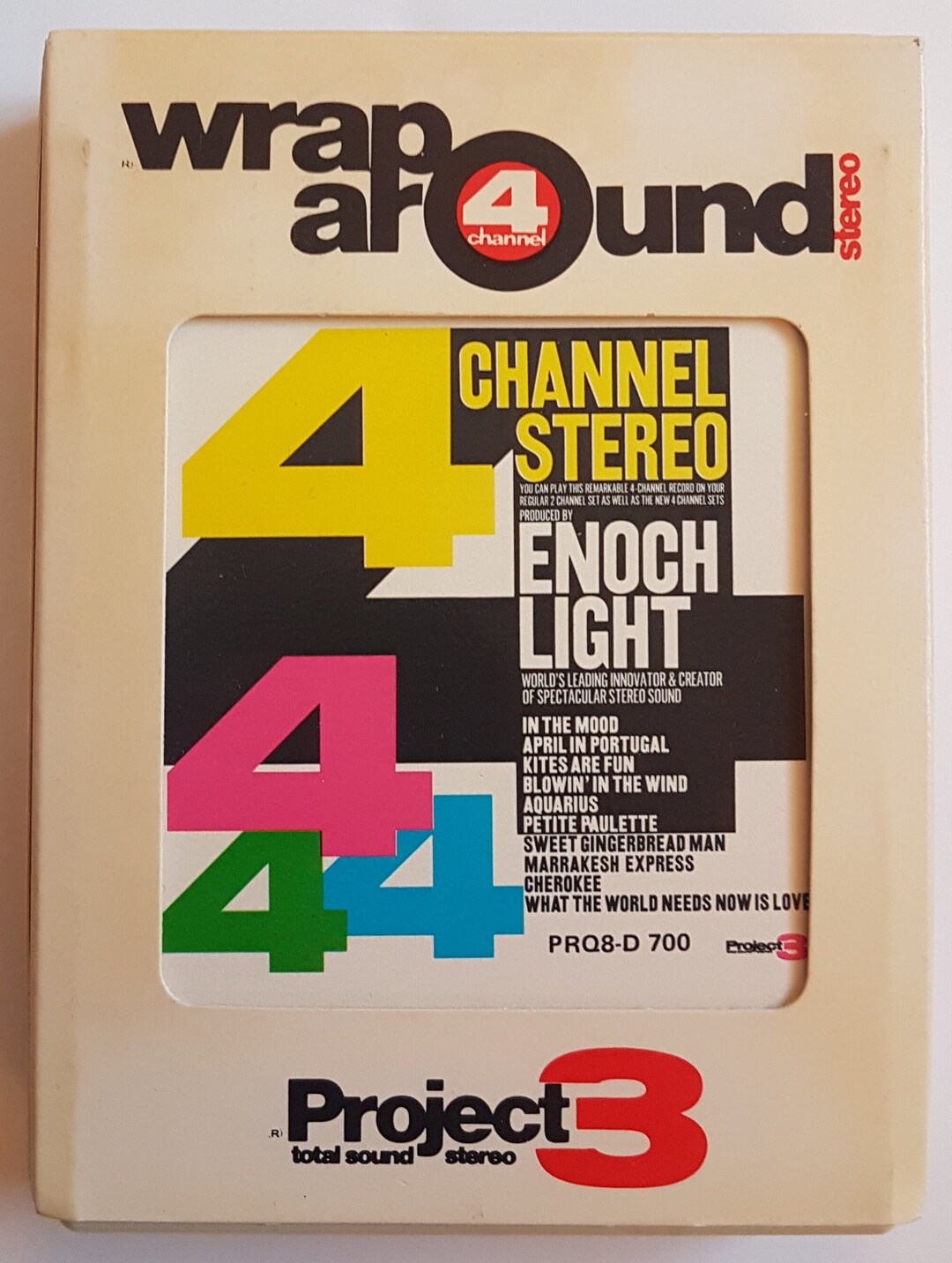 Vintage Quad 8track Tape 4 Channel Demonstration Tape Etsy