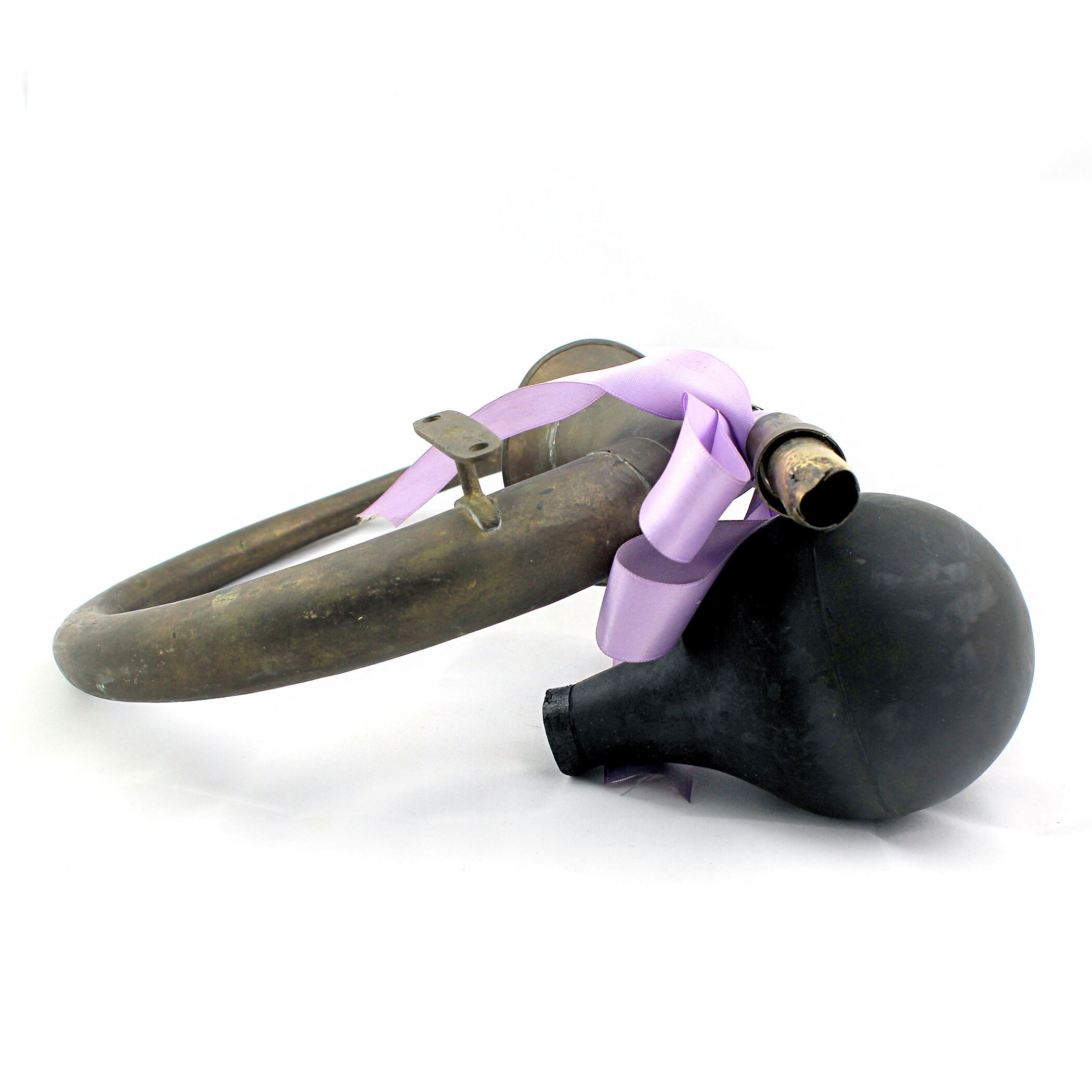 Rare Antique Brass Car Horn With Rubber Bulb Honks Loud Etsy