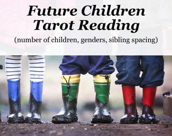 Future Children tarot reading (Number, genders, sibling spacing)