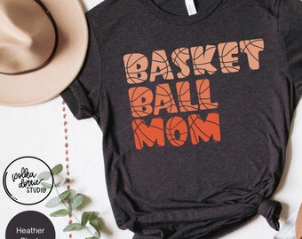 Basketball Shirt for Basketball Mama, Tee for Basketball Game Day, T Shirt for Basketball Season, Gift for Basketball Mom,  Mothers Day Gift