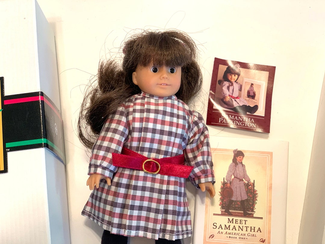 American Girl Doll Samantha Parkington Mini in Original Box & Books ...