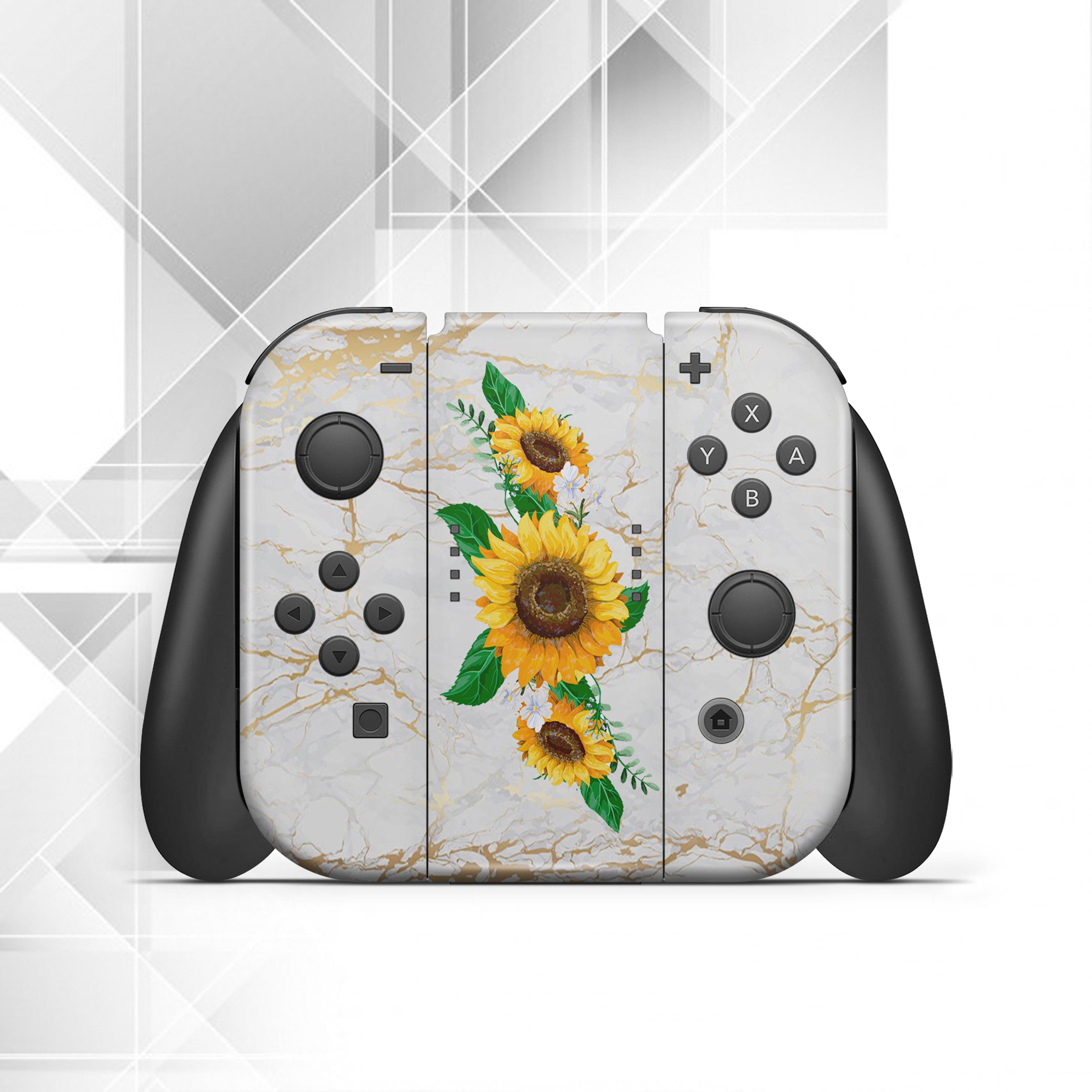 Custom Name Personalized Nintendo Switch skin Sunflower Dock Etsy