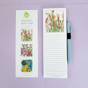 Fall Harvest: A Magnetic Grocery and Shopping List Note Pad