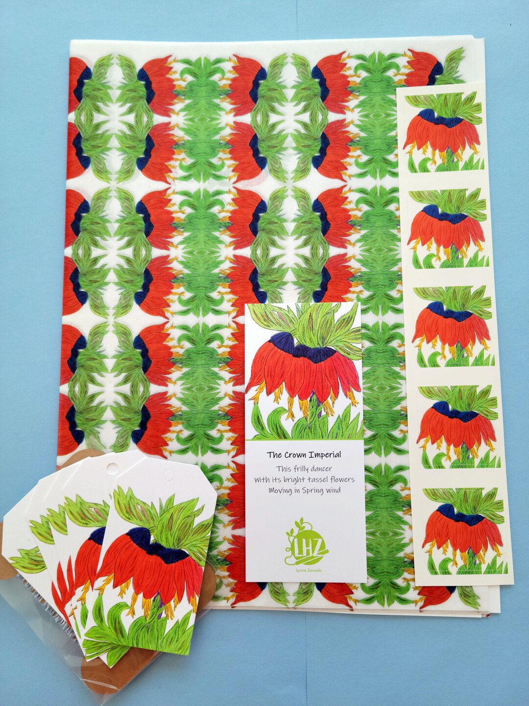 crown-imperial-1-tissue-paper-kit-floral-tissue-paper-all-etsy