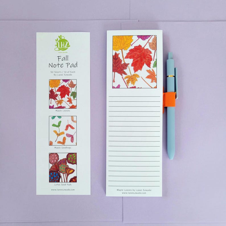 Fall Pad: A Magnetic Grocery and Shopping List and Note Pad image 1