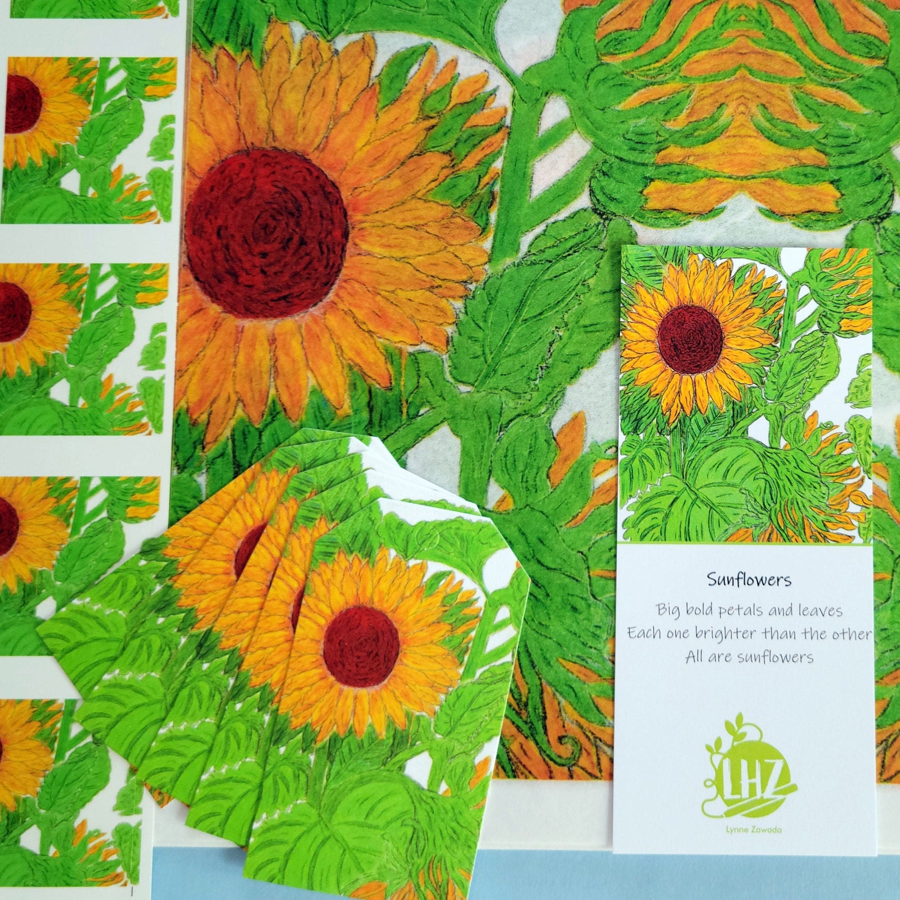 Sunflowers Tissue Paper Kit, A Birthday, Summer, Floral Wrap, All Occasion  - Etsy, image size:1771x1771