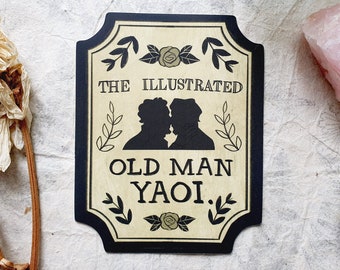 old man yaoi sticker