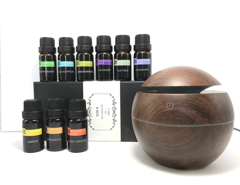 Aroma Diffuser & Essential Oil Set A Combination of Cool Etsy
