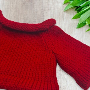 Sweater for teddies, Build a Bear and more Red