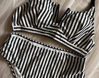 Brittany Striped Swimsuit