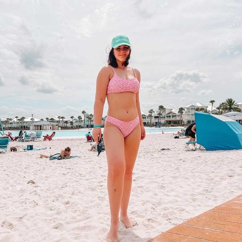 Pink Ruffle Swimsuit 