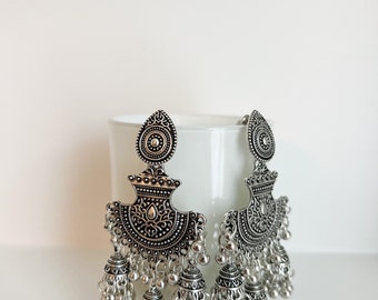 Aqsa Jhumka Earrings Afghan Earrings Pakistani Earrings