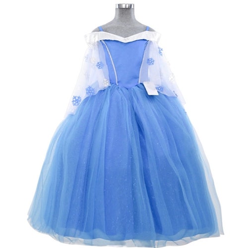 Elsa Frozen inspired Dress / Elsa Frozen Costume / Princess Elsa Dress / frozen 1 princess dress / Elsa birthday shipping party / Frozen Ana dress /