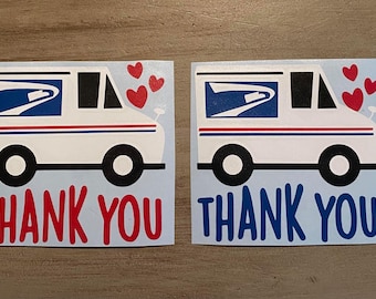 Thank You Decal | Mailbox Decal | Essential Worker Decal | Support Essential Workers | Mailbox Door Decal