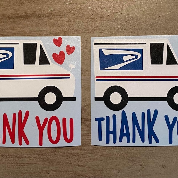 Thank You Decal | Mailbox Decal | Essential Worker Decal | Support Essential Workers | Mailbox Door Decal