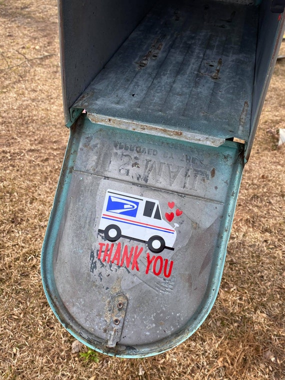 Thank You Decal | Mailbox Decal | Essential Worker Decal | Support Essential Workers | Mailbox Door Decal