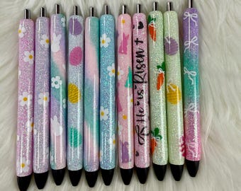 Easter Glitter Pen | Heart Glitter Pen | Love Glitter Pen | InkJoy Glitter Pen | Personalized Pen
