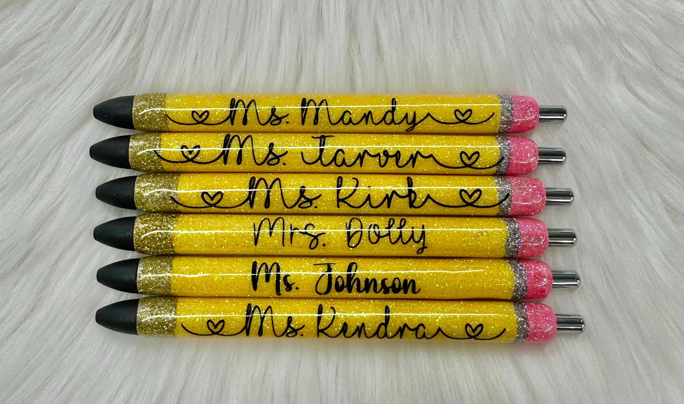 Pencil Glitter Epoxy Pens Pencil Glitter Pen Supraphonic Wraps