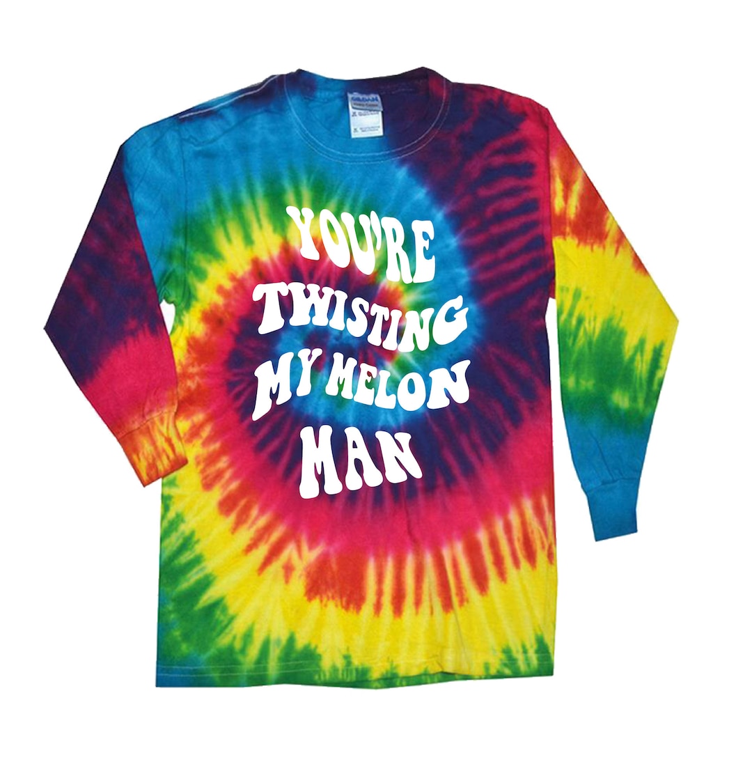 twisting shirt for tie dye