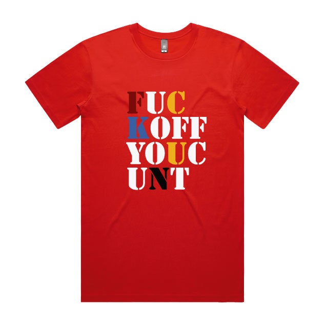 トップス UNTORN Fuckyouyoufuckingfuck Tee UNTORN WATER BLOOD T-SHIRT | greatLAnd OSAKA