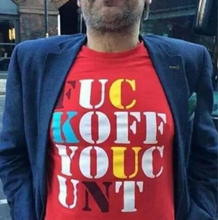 NECROSANCT/Completely Fuck Off T-shirt