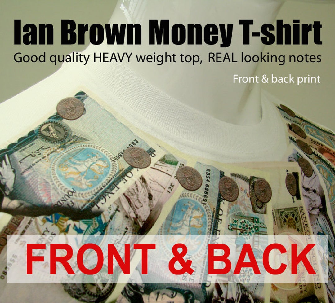A Reproduction of the Original Iconic Ian Brown Money T-shirt - Etsy